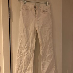 CURRENT/ELLIOTT WHITE FLARE JEANS
